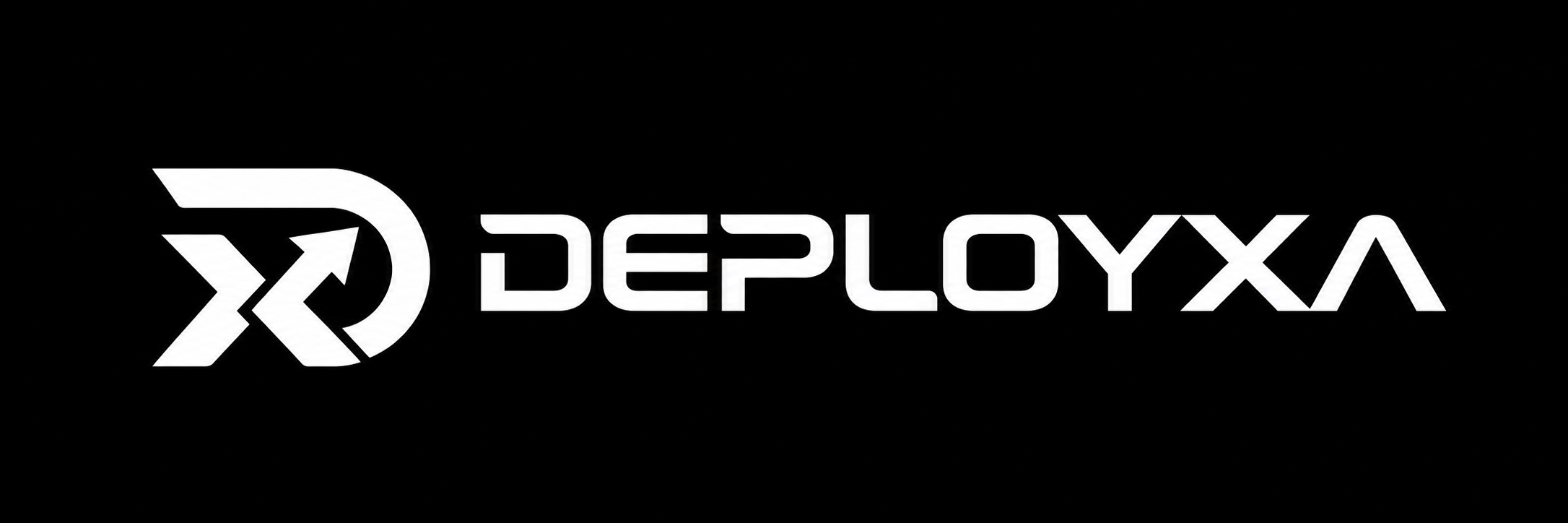 Deployxa All-White Logo